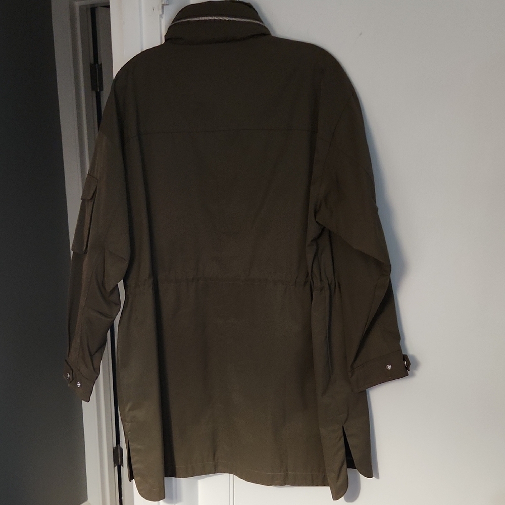 Olive Green Women's Jacket - Picture 2 of 8
